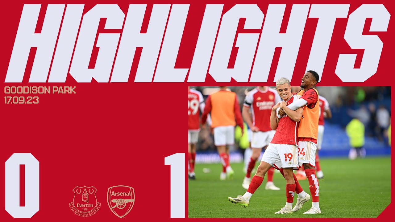HIGHLIGHTS | Everton vs Arsenal (0-1) | Trossard scores a beautiful winner! background