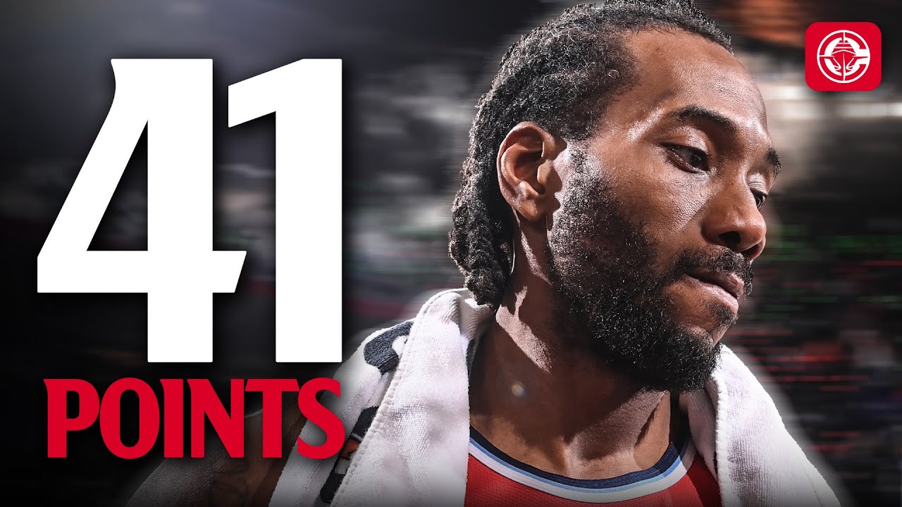 Kawhi Leonard COOKING Season-High 41 PTS vs Rockets 🦾