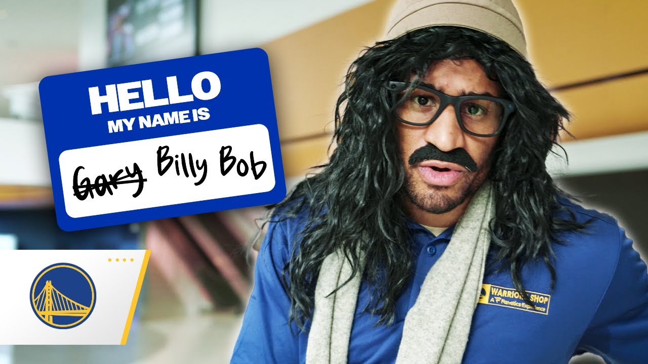Gary Payton II Goes Undercover at Warriors Shop | Fanatics background