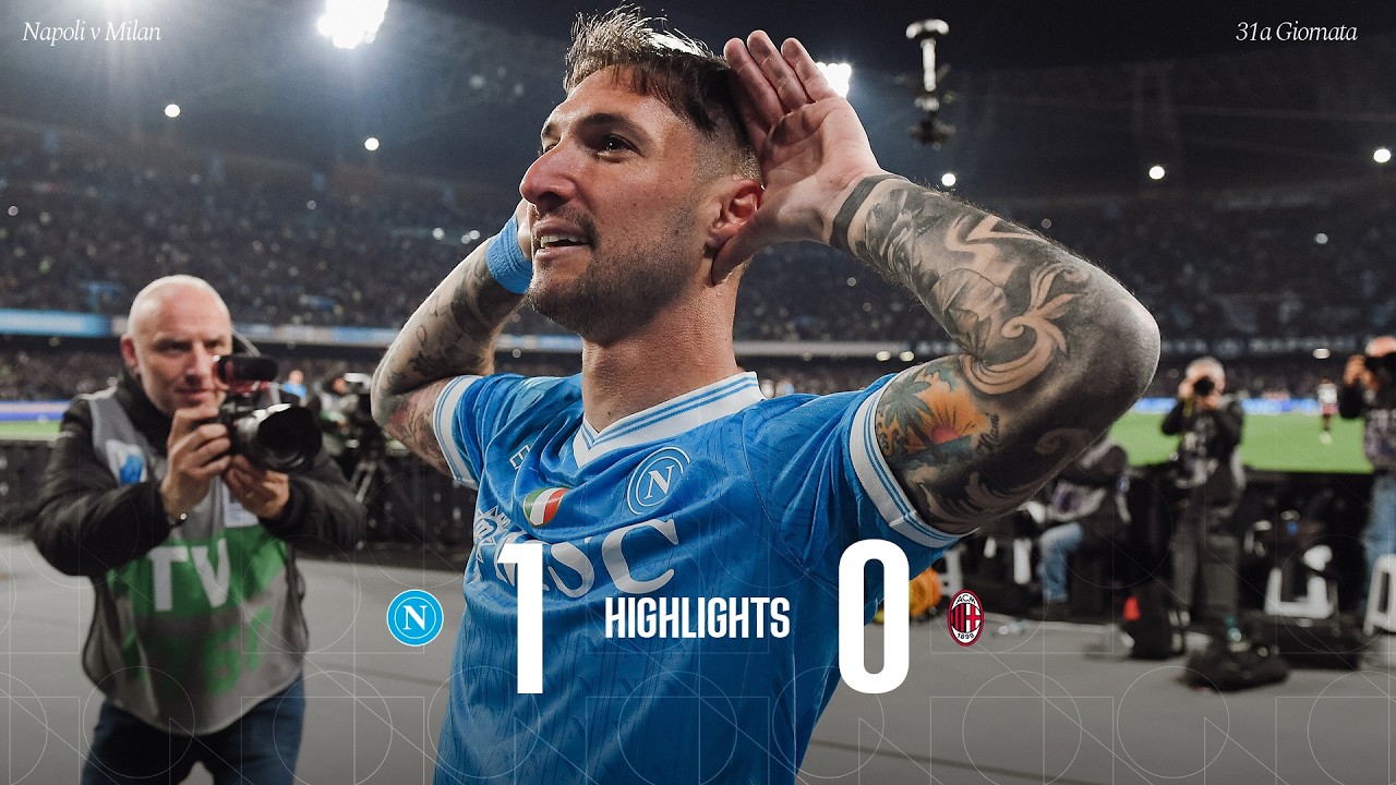 Highlights | Napoli v Milan 1-0 | Serie A - 31ª giornata background