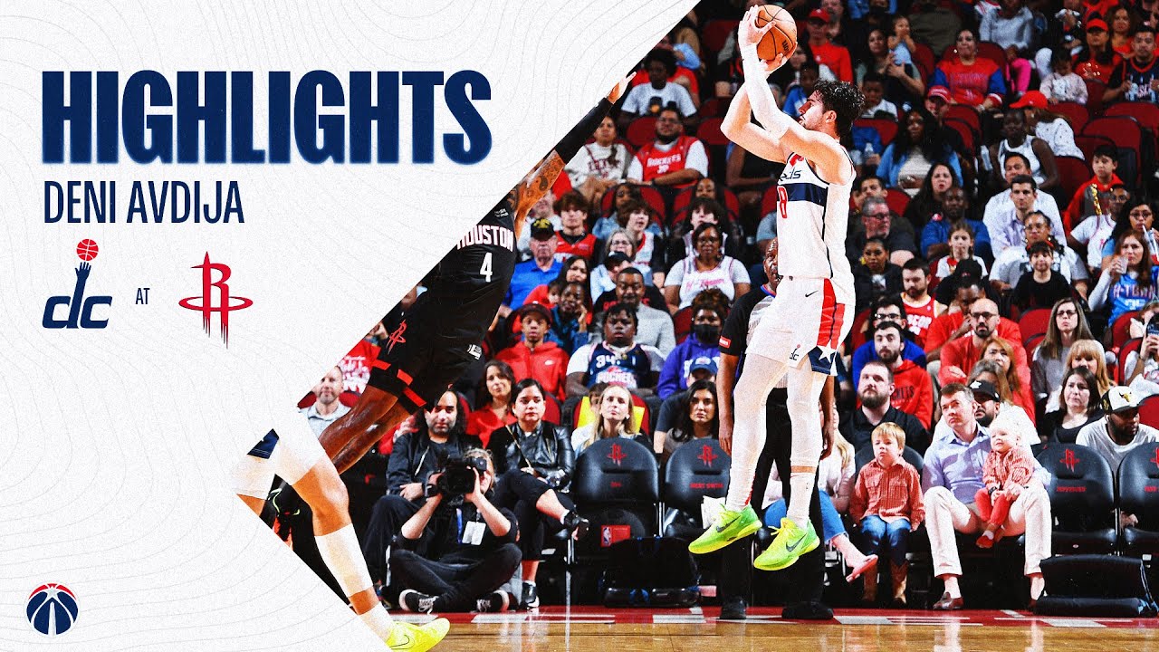 Highlights: Deni Avdija scores 24 at Rockets | 03/14/24 background
