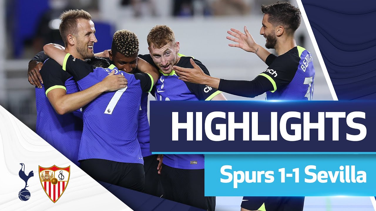 Harry Kane on target as Spurs finish tour in South Korea | HIGHLIGHTS | Spurs 1-1 Sevilla background