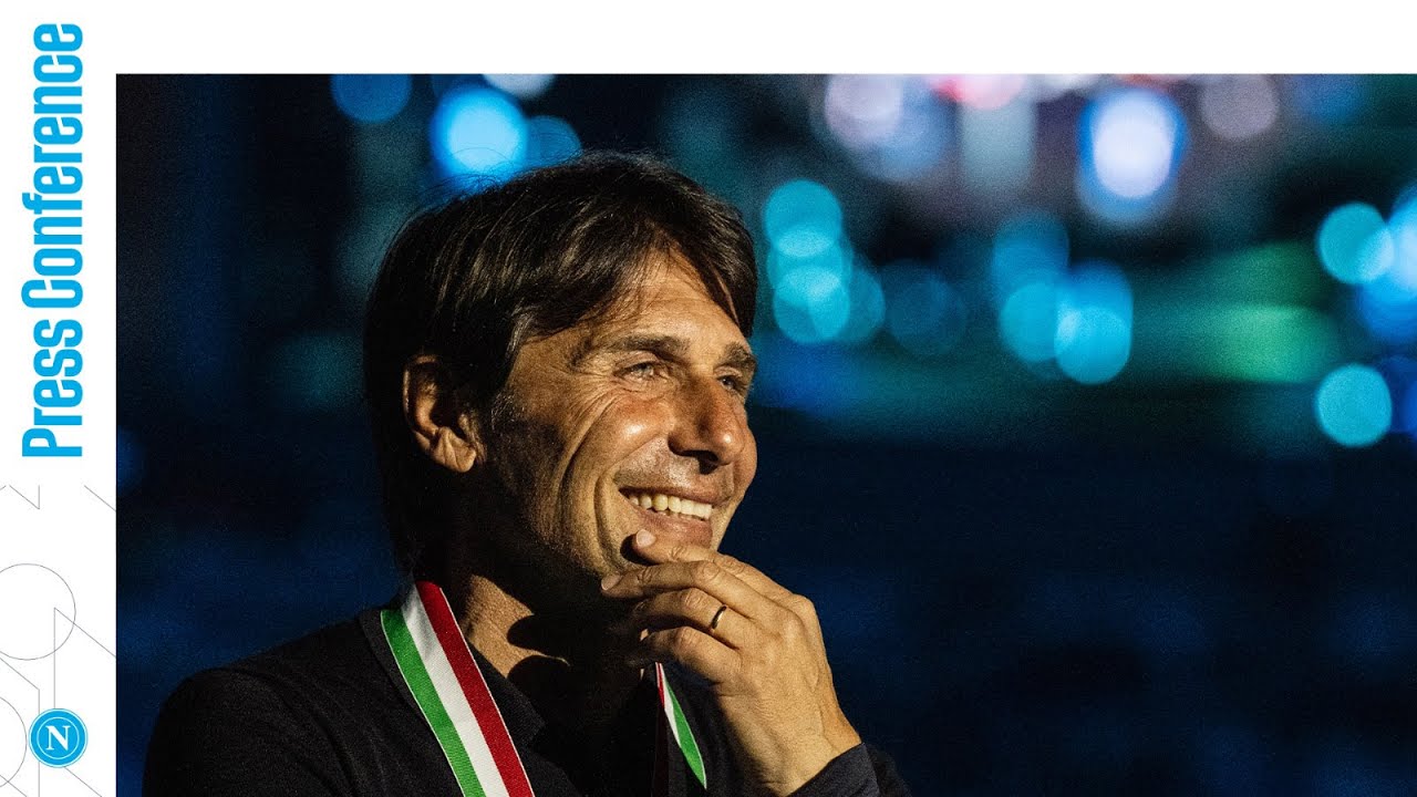 Dimaro 2025 - la conferenza di Mister Antonio Conte background