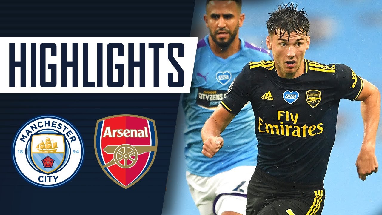 HIGHLIGHTS | Manchester City 3-0 Arsenal | Premier League | June 17, 2020 background