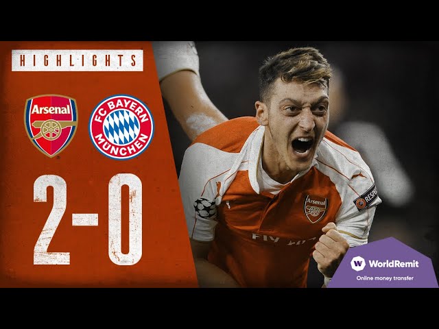 Arsenal 2-0 Bayern Munich | Arsenal Classics | Champions League highlights | 2015 background