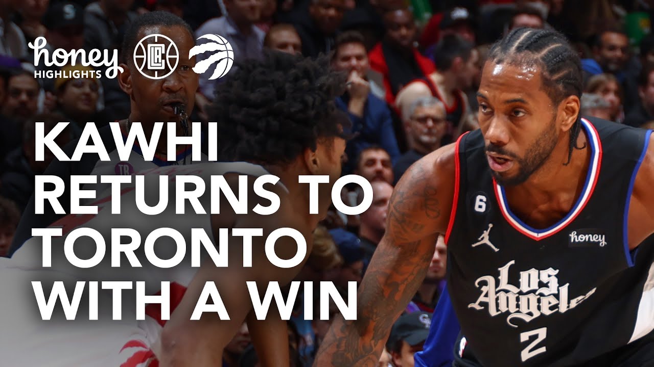 KAWHI AND NORM COME BACK TO TORONTO WITH A BIG WIN | LA Clippers TEAM HONEY HIGHLIGHTS
