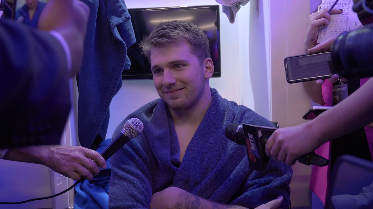 DALvsSAS: Post Game Report - Luka Doncic background