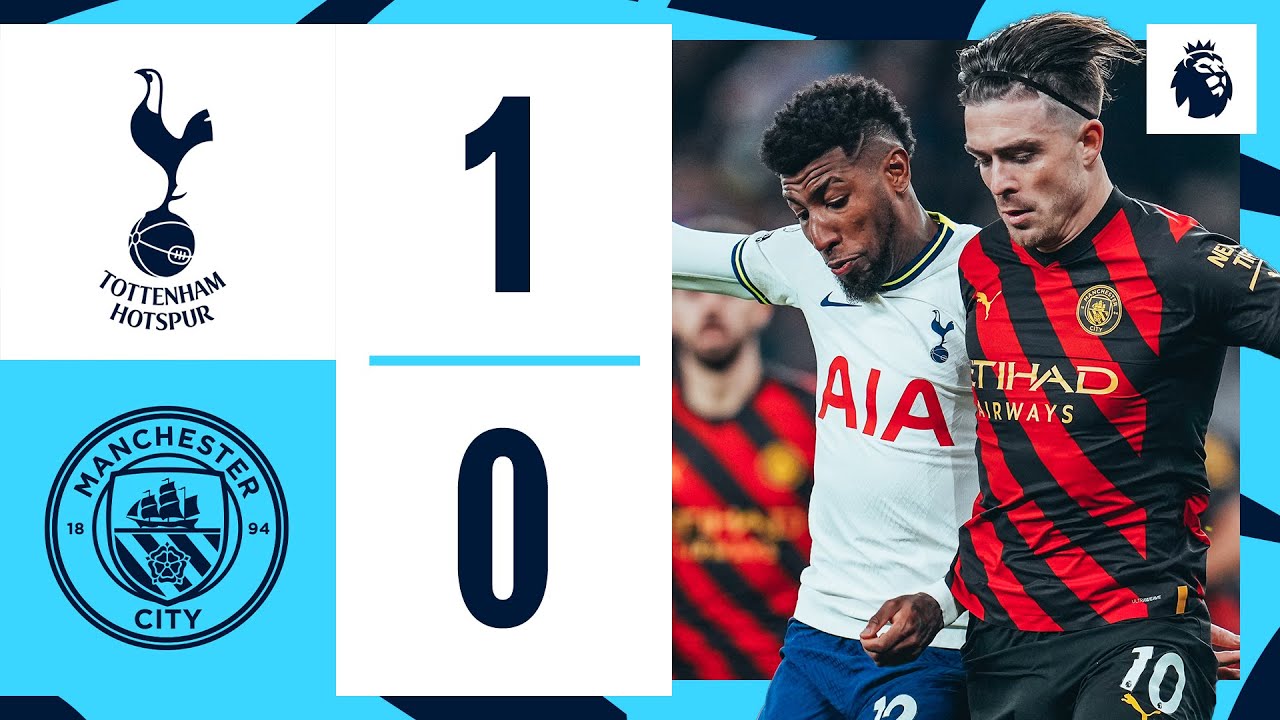 HIGHLIGHTS | Tottenham 1-0 Man City | City draw blank in defeat to Spurs background
