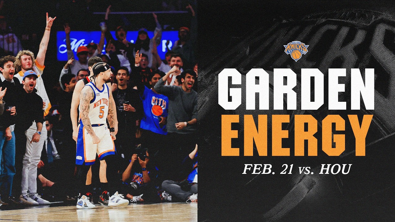 The ENERGY of Madison Square Garden during the Houston Rockets 4th Quarter Comeback was SPECIAL ⚡️🔊