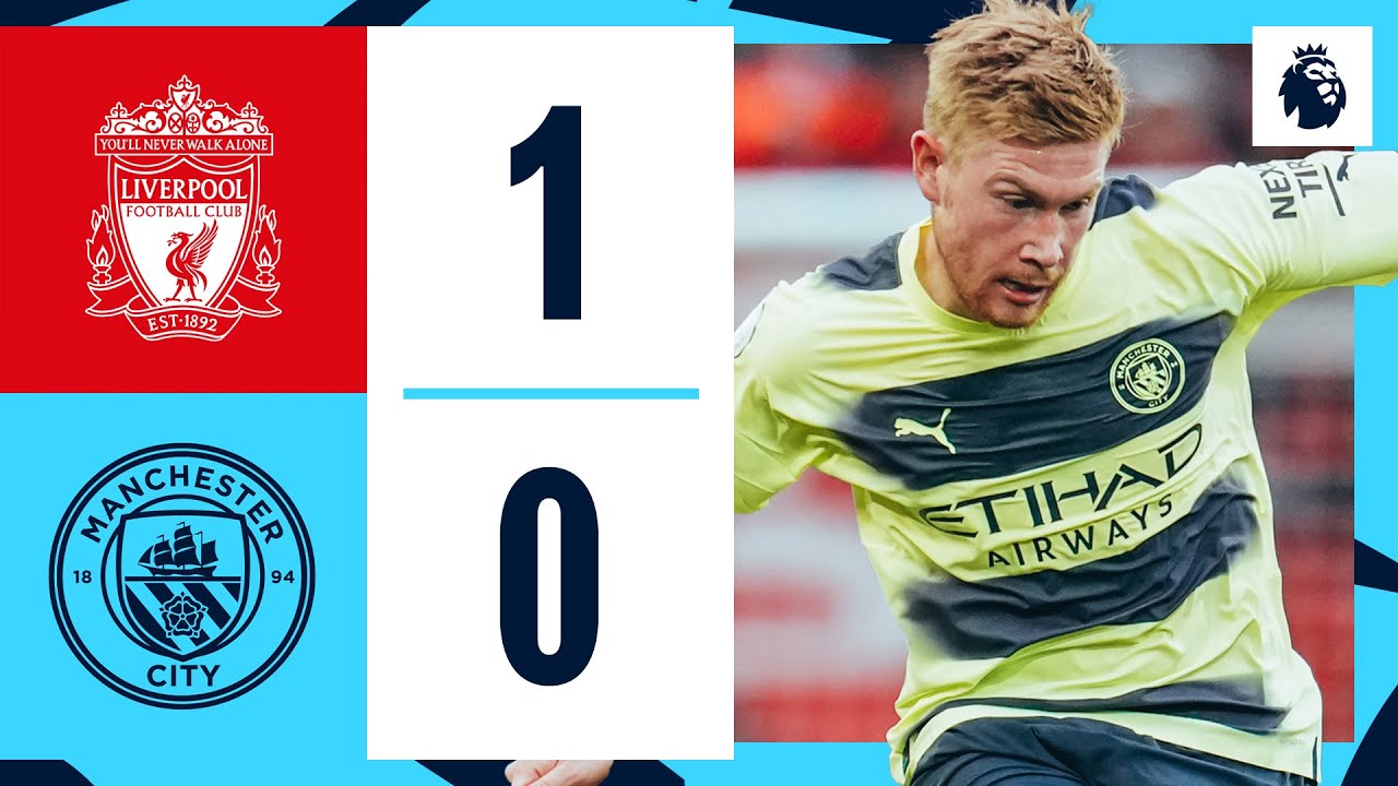 HIGHLIGHTS | CITY SUFFER FIRST LOSS OF THE SEASON | Liverpool 1-0 Man City | Premier League background