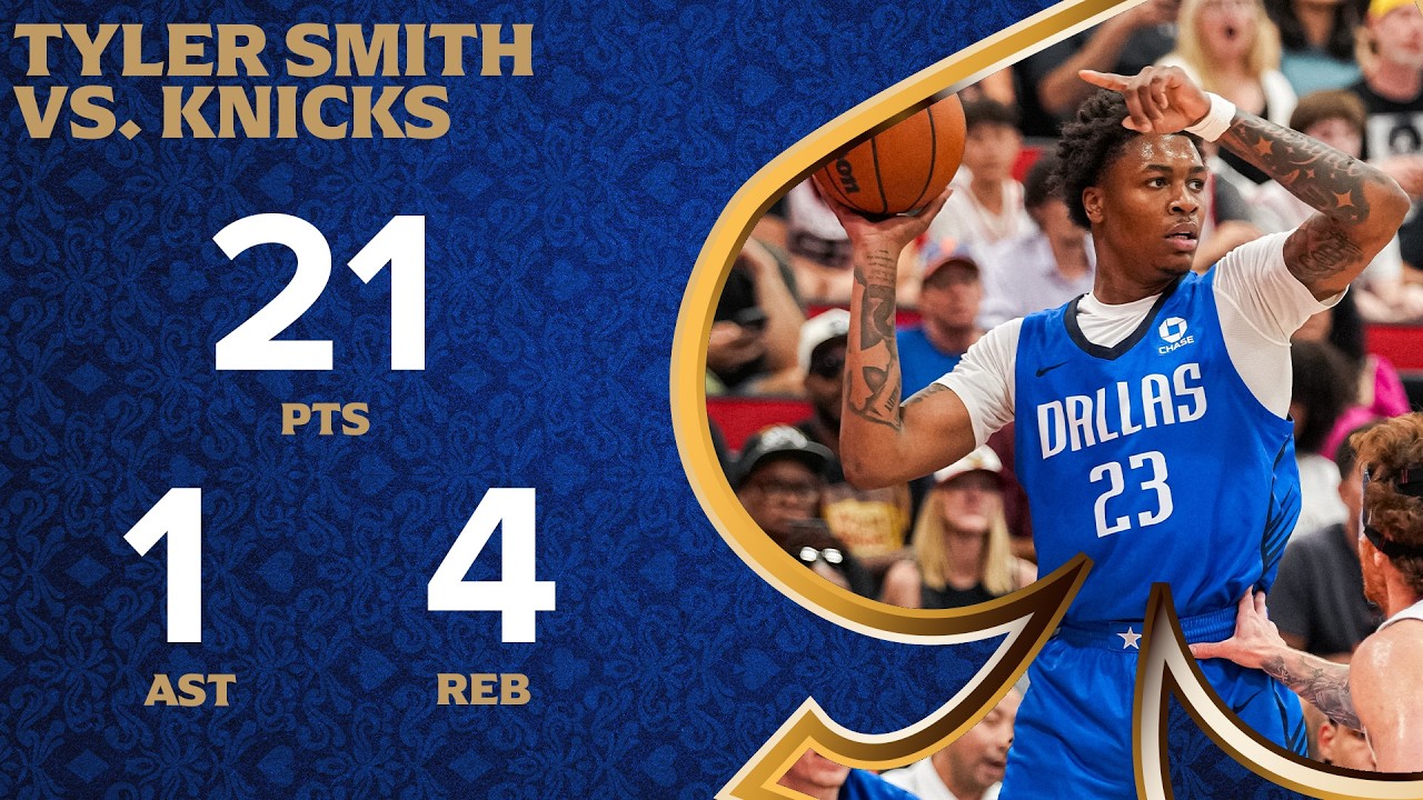 Tyler Smith (21 Points) Highlights vs. New York Knicks Summer League | July 17, 2026