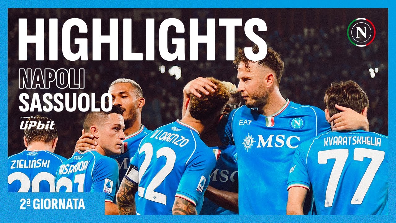 HIGHLIGHTS | Napoli - Sassuolo 2-0 | Serie A 2ª giornata
