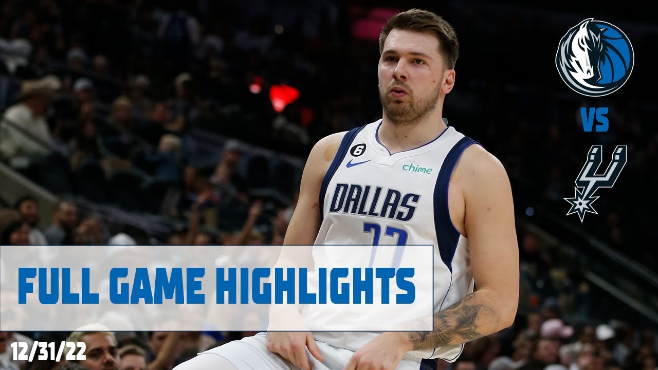 Luka Doncic (51 points) Highlights vs. San Antonio Spurs background