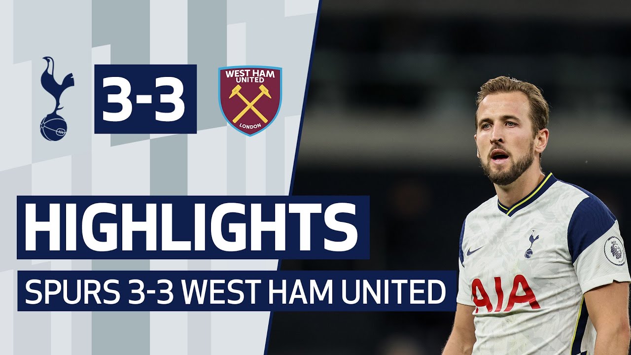 HIGHLIGHTS | SPURS 3-3 WEST HAM UNITED background
