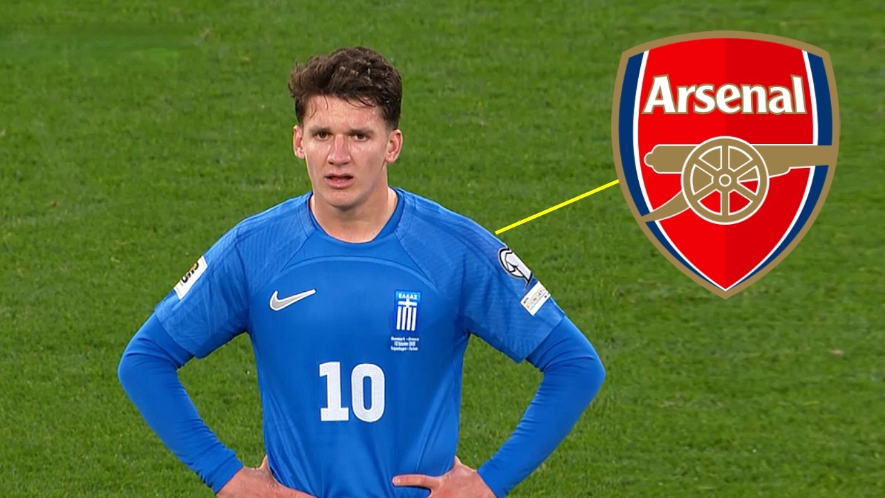 This Is Why Arsenal Want Christos Tzolis 🔴⚪ background