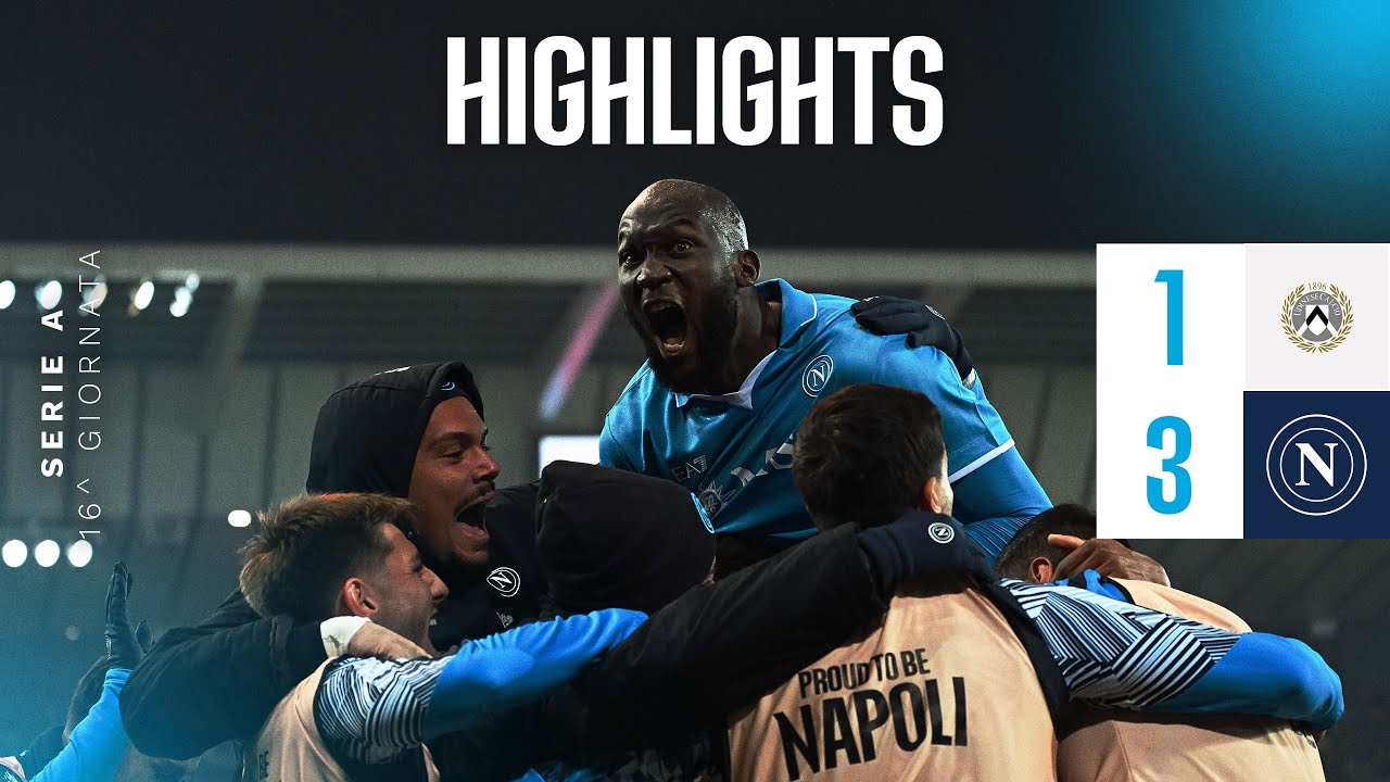 Highlights | Udinese - Napoli 1-3 | Serie A - 16ª giornata background