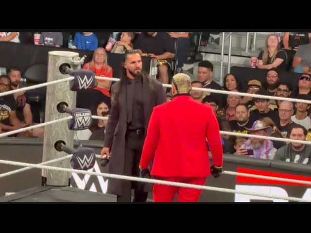 Seth Rollins confronts Solo Sikoa, Brawls with Jacob Fatu FULL SEGMENT | WWE Raw 7-20-2026 background