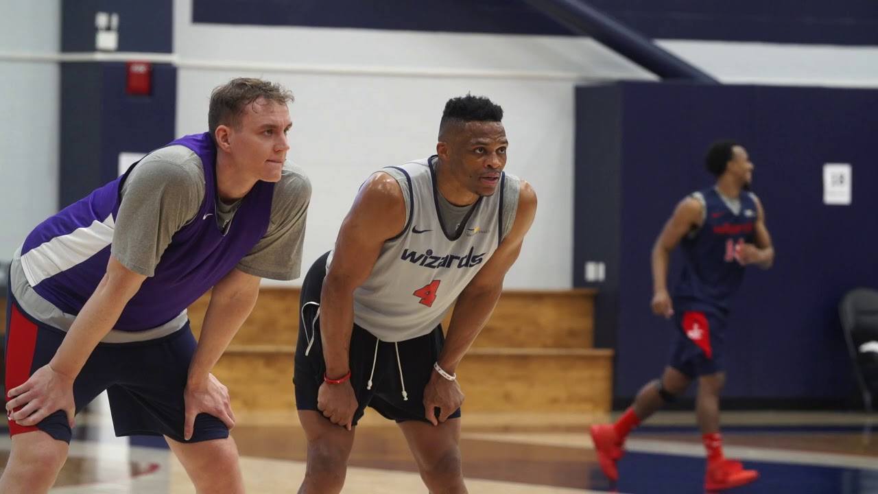 Wizards Training Camp Day 4 - 12/8/20 background