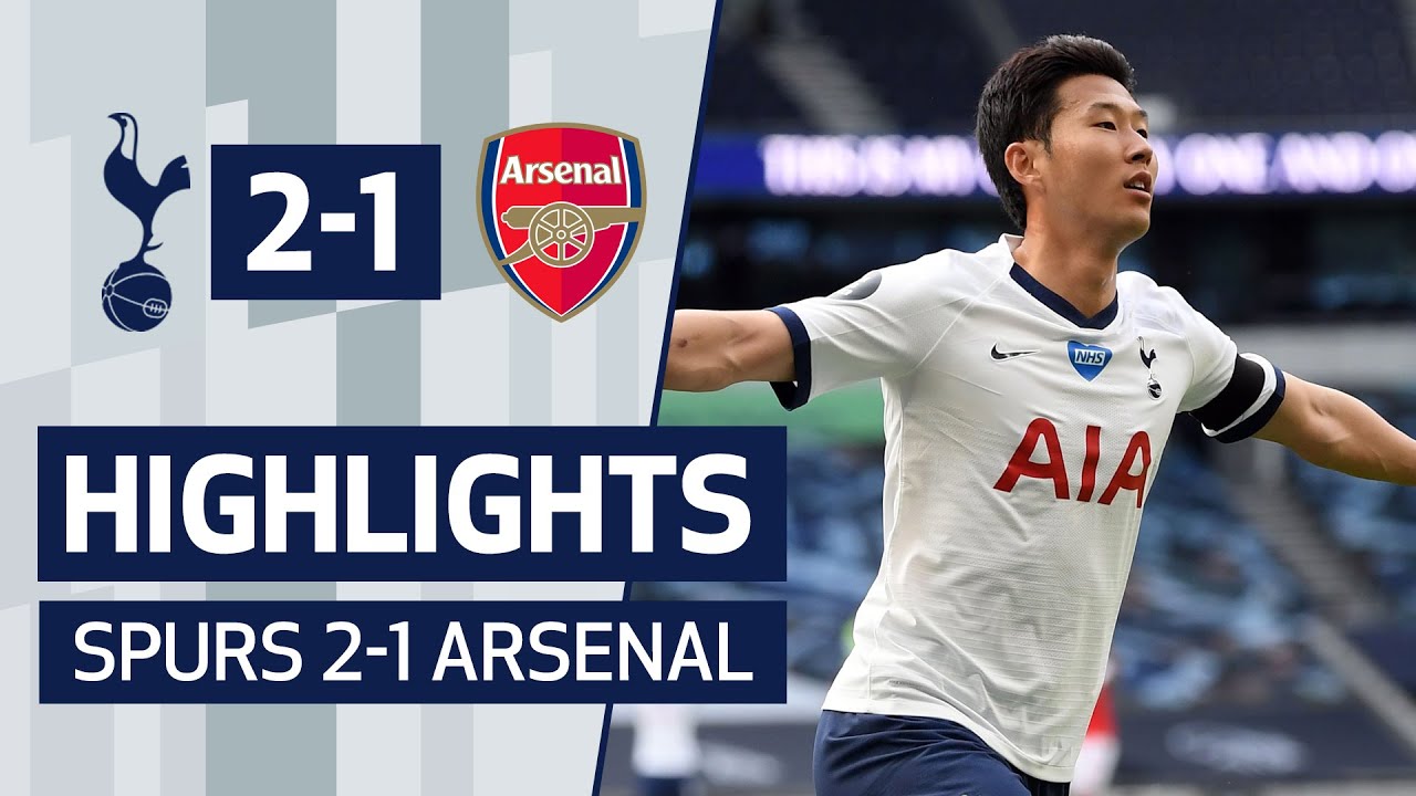 HIGHLIGHTS | SPURS 2-1 ARSENAL | SON & ALDERWEIRELD SEAL DERBY DAY VICTORY! background
