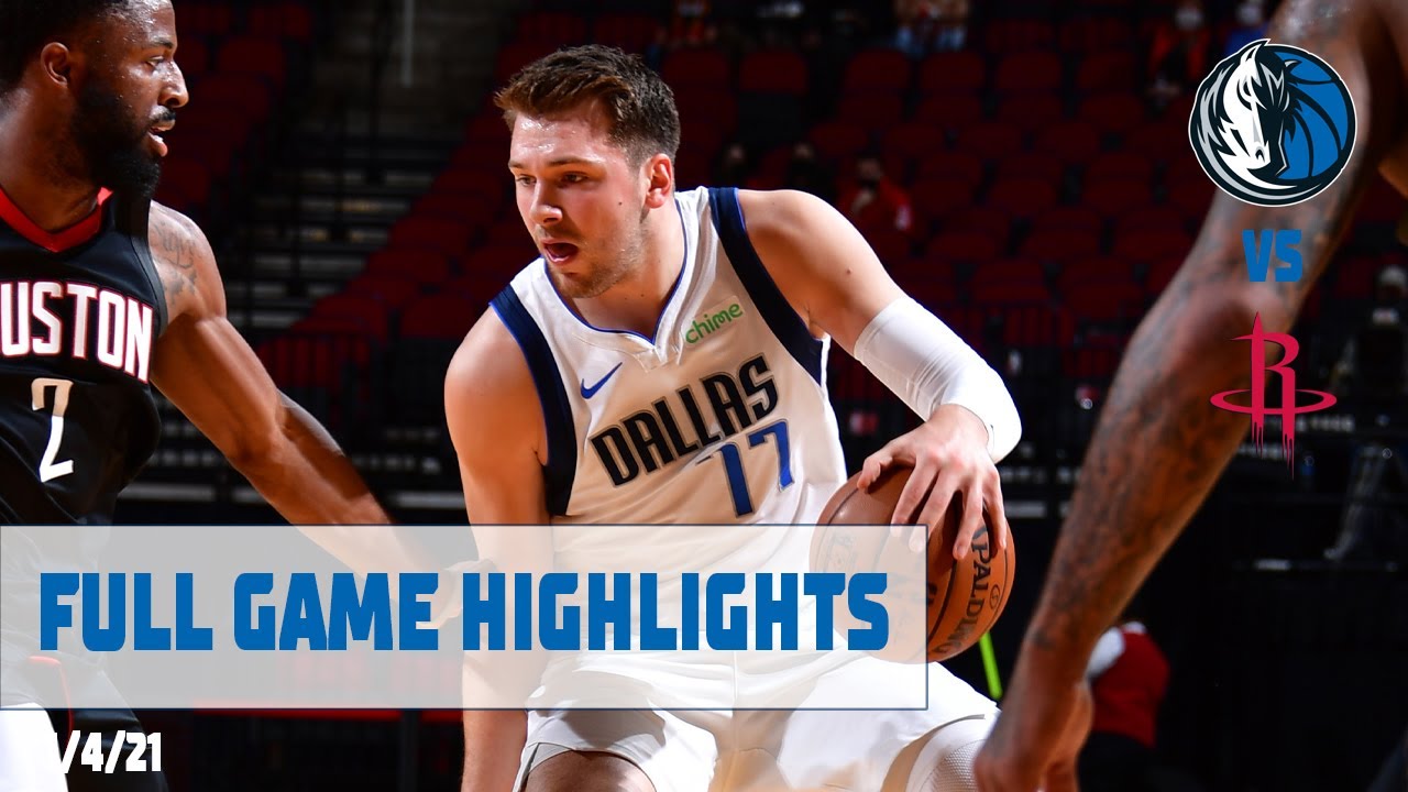 Luka Doncic (33-16-11) Highlights vs. Houston Rockets background