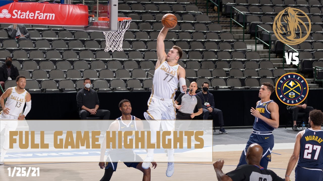Luka Doncic (35 points, 16 assists) Highlights vs. Denver Nuggets background