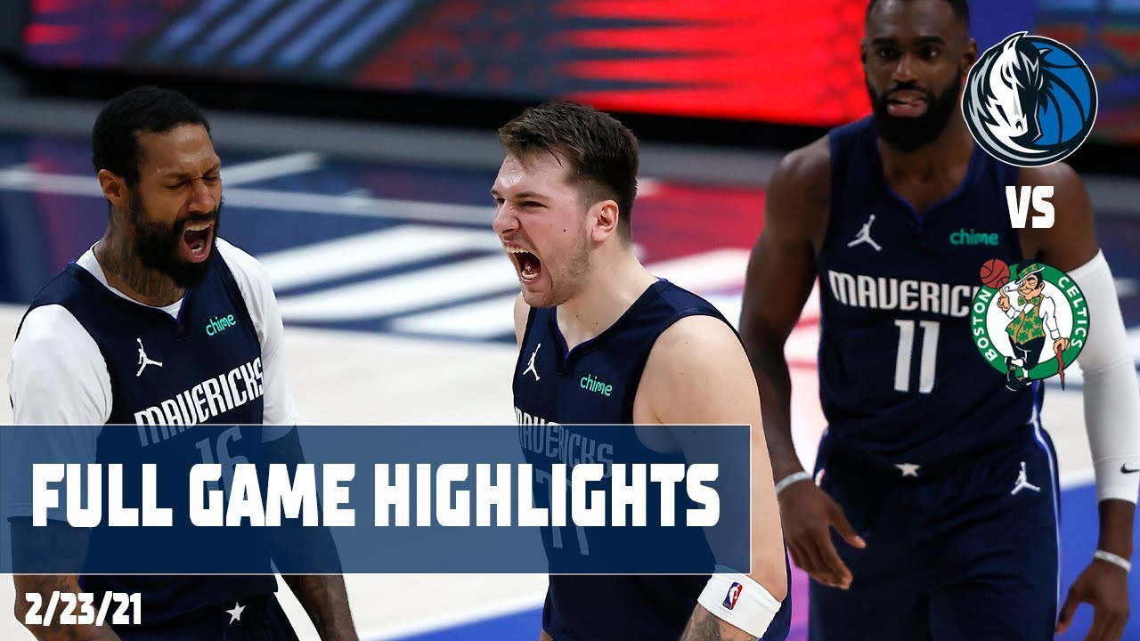 Luka Doncic (31 points) Highlights vs. Boston Celtics background