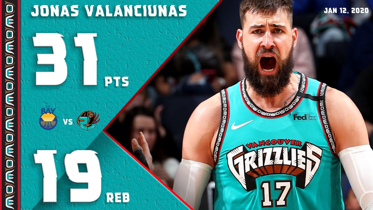 Jonas Valanciunas tallies MONSTER double-double vs Warriors (Full Highlights) | January 12, 2020 background