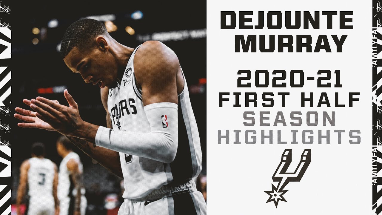 Dejounte Murray 2020-21 San Antonio Spurs First Half Season Highlights