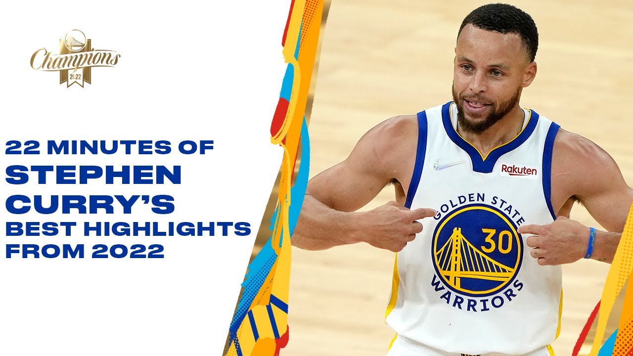 22 Minutes of Stephen Curry Getting Buckets in 2022 background