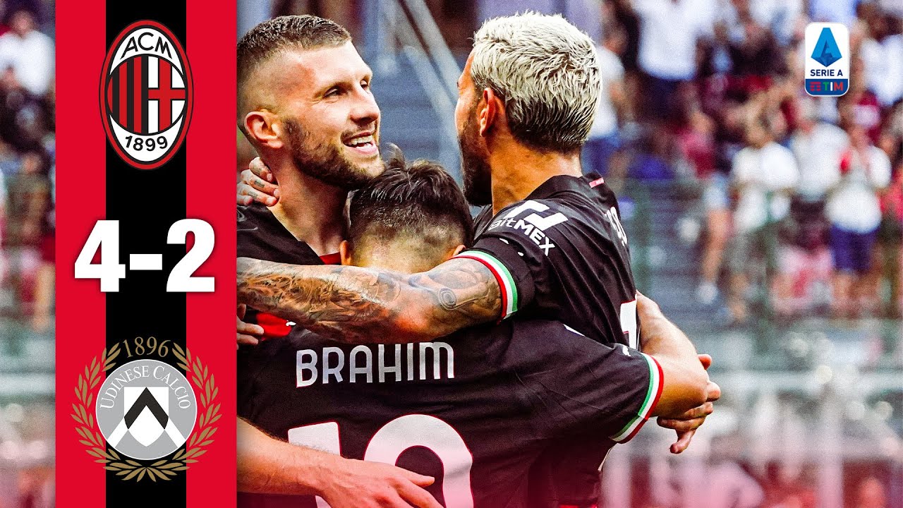 Theo + Rebić + Díaz | AC Milan 4-2 Udinese | Highlights Serie A 2022/23 background