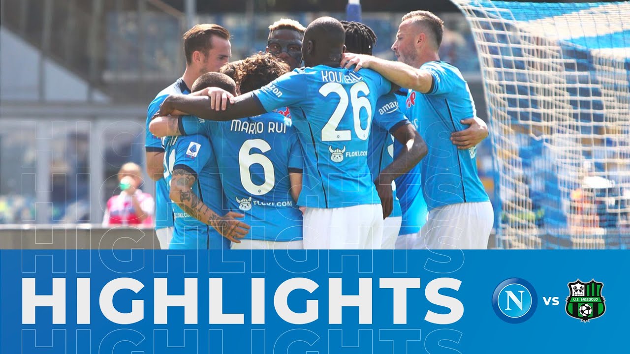 HIGHLIGHTS | Napoli - Sassuolo 6-1 | Serie A - 35ª giornata