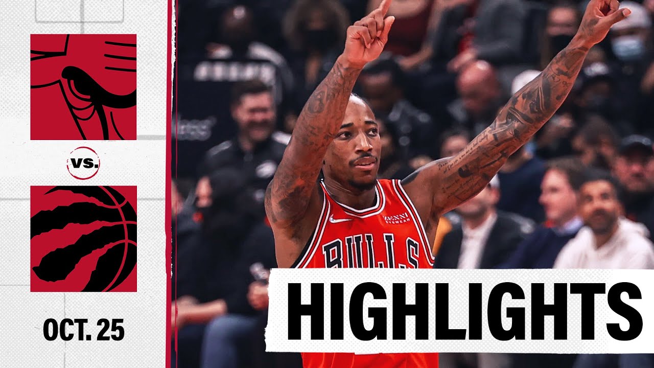 HIGHLIGHTS: Chicago Bulls move to 4-0 with a 111-108 win against Toronto Raptors background
