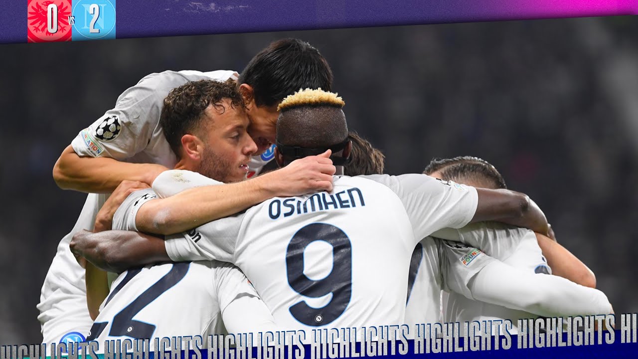 #UCL | Eintracht - Napoli 0-2 | HIGHLIGHTS background