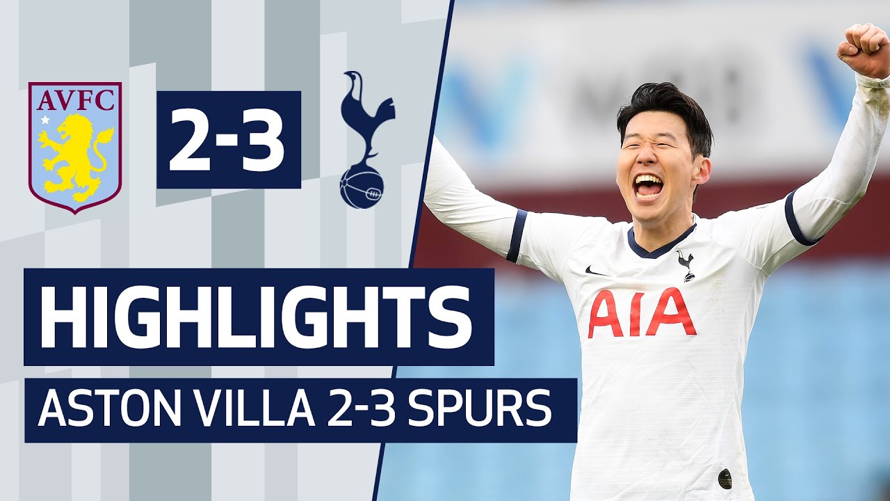 HIGHLIGHTS | ASTON VILLA 2-3 SPURS | HEUNG-MIN SON'S LAST-MINUTE WINNER! background
