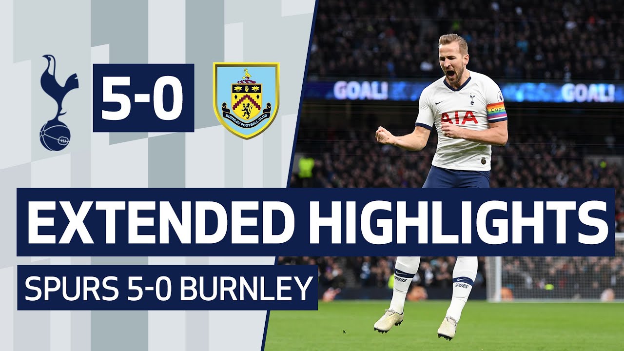 EXTENDED HIGHLIGHTS | SPURS 5-0 BURNLEY | Kane, Lucas, Son and Sissoko all score goals! background