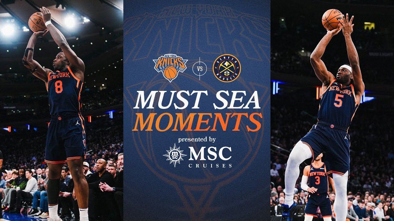 Knicks defeat Denver Nuggets at home | January 29, 2025 | FULL Game Highlights background