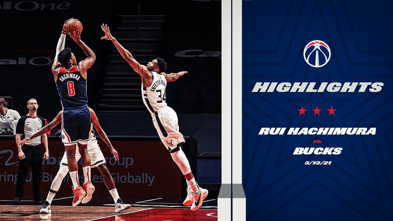 Highlights: Rui Hachimura puts up 29 vs. Bucks - 3/13/21
