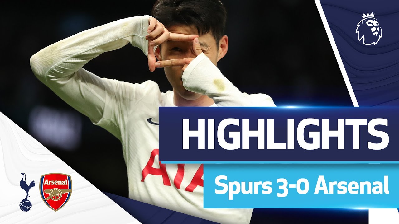 Kane & Son goals secure North London Derby win in CRAZY atmosphere | HIGHLIGHTS | Spurs 3-0 Arsenal background