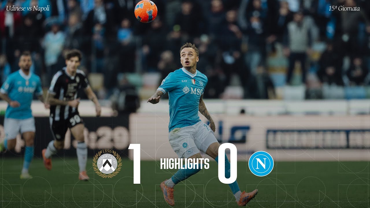 Highlights | Udinese - Napoli 1-0 | Serie A - 15Βͺ giornata
