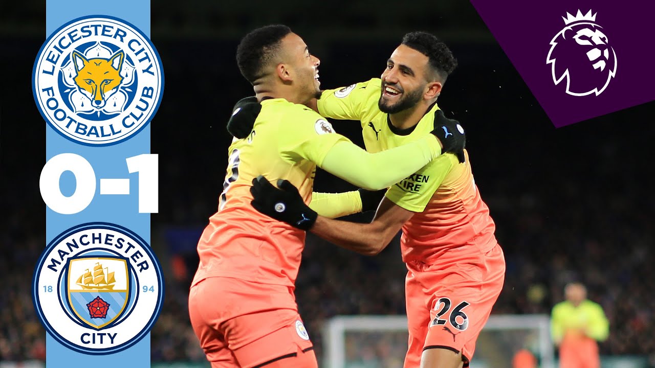 HIGHLIGHTS | LEICESTER 0-1 MAN CITY | GABRIEL JESUS background