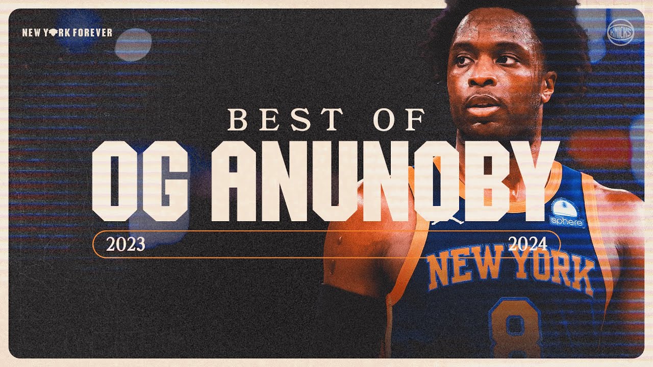 OG Anunoby's best plays of 2023-2024 | New York Knicks background
