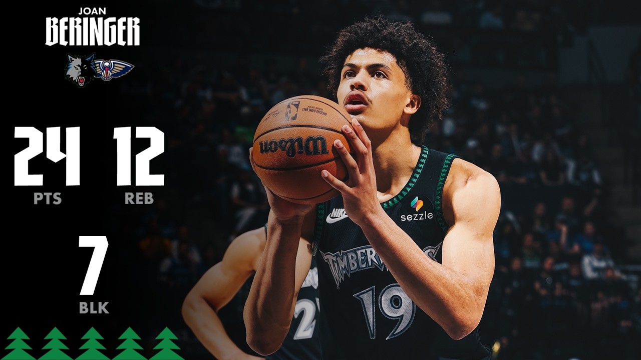 Joan Beringer First Career Double-Double Vs The New Orleans Pelicans | 4.12.26