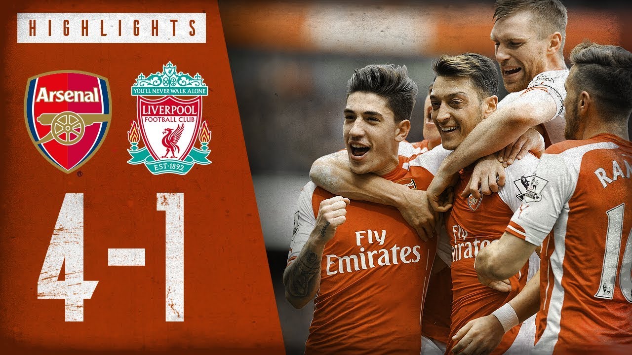 ๐ฅ OZIL'S FREE-KICK ๐ฅ| Arsenal 4-1 Liverpool | Highlights | April 4, 2015