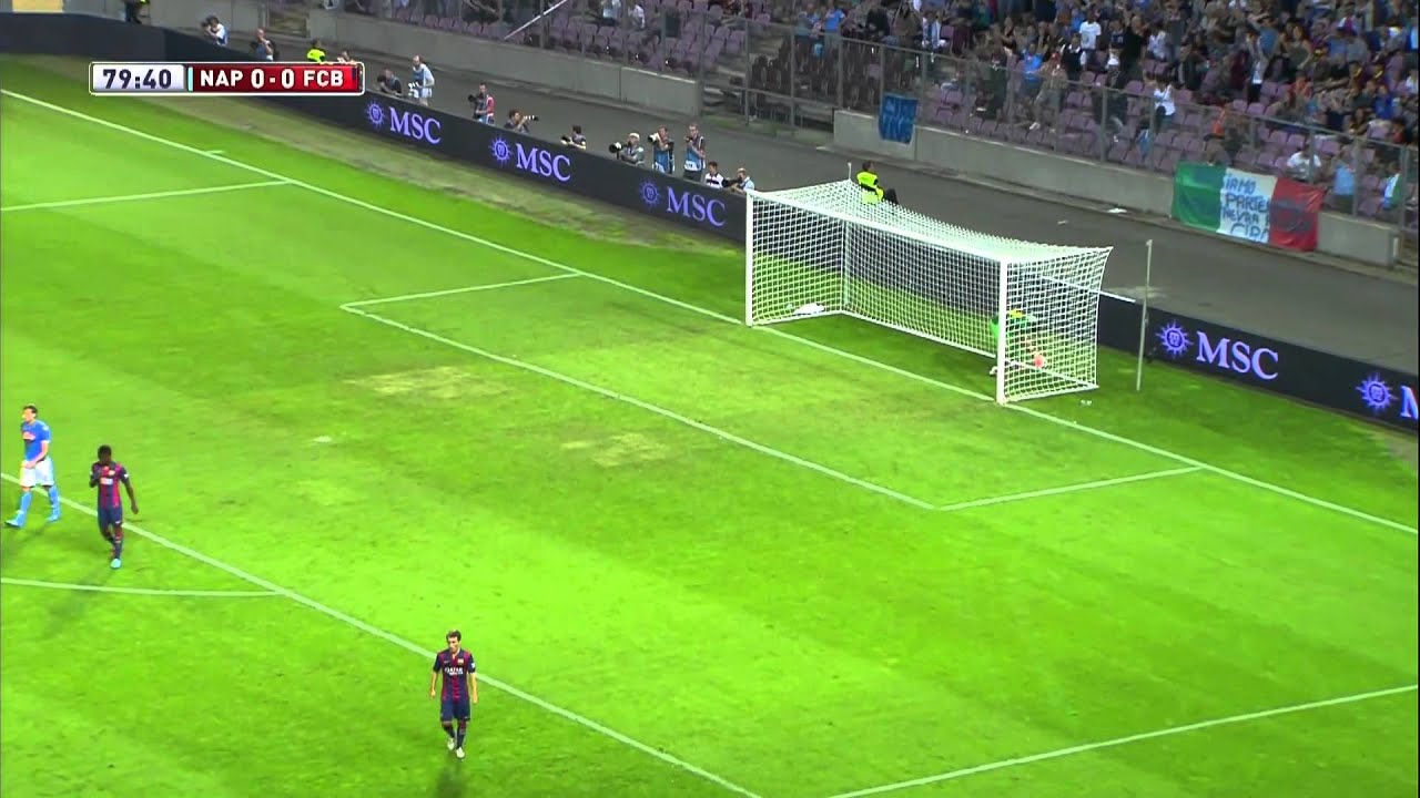 Amichevole Barcellona-Napoli 0-1 background