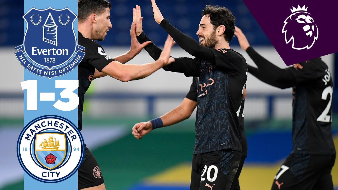 HIGHLIGHTS | EVERTON 1-3 MAN CITY