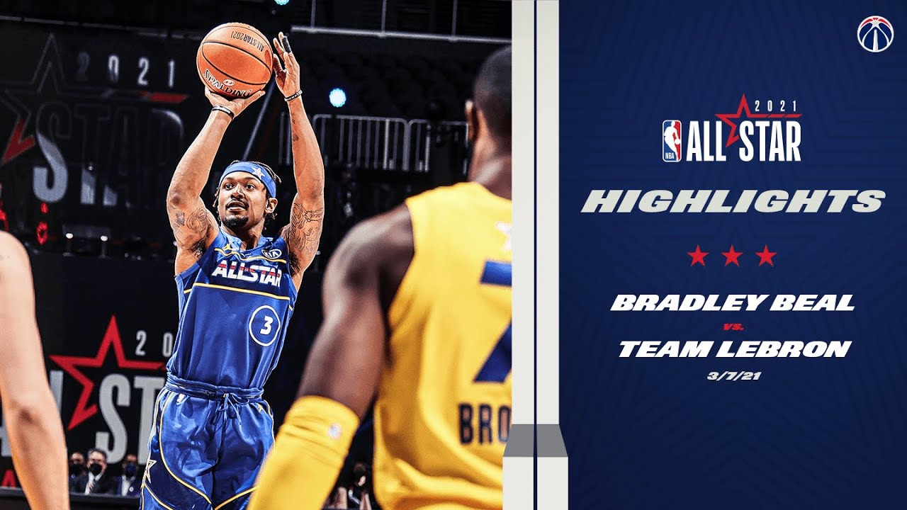 Highlights: Bradley Beal puts up 26 in 2021 All-Star Game - 3/7/21 background