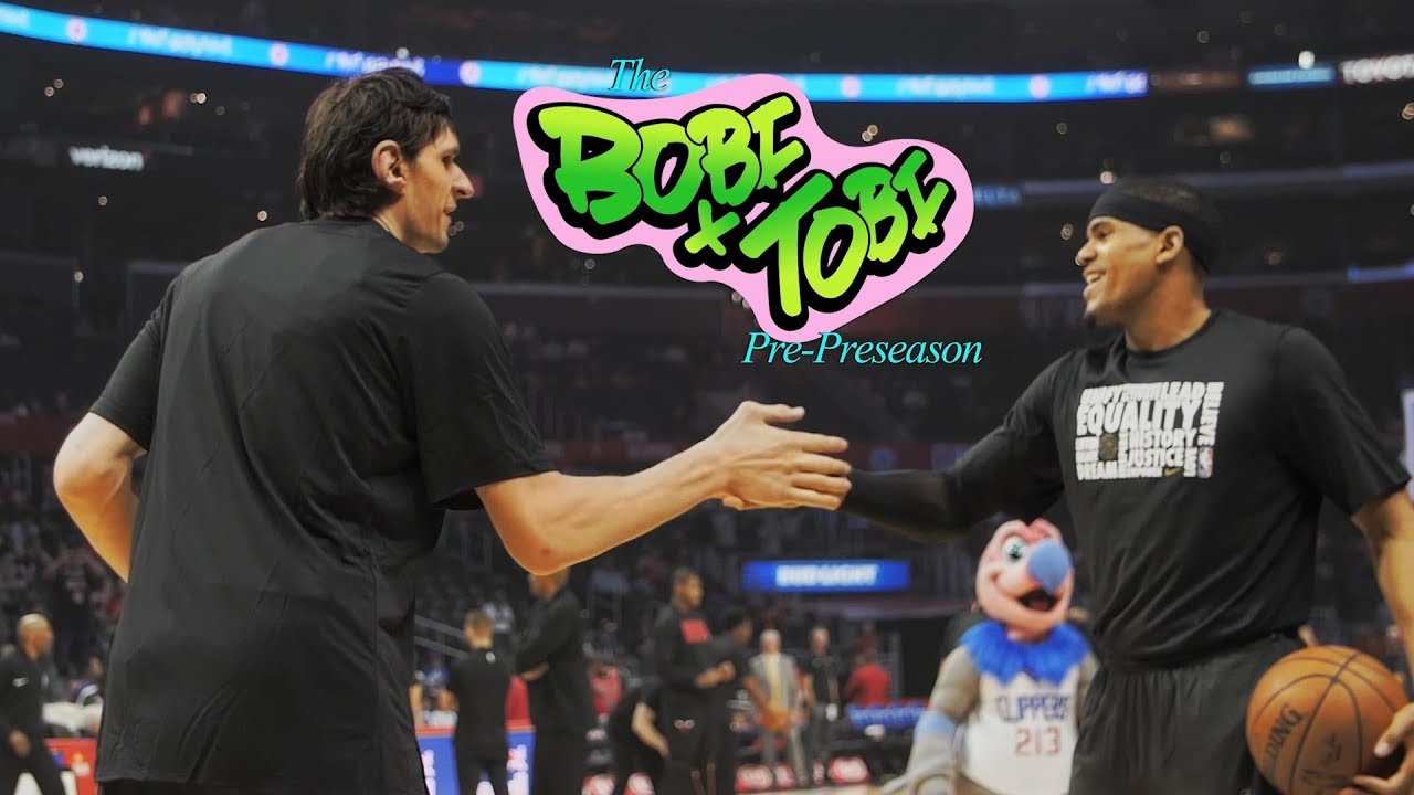 Boban Marjanovic and Tobias Harris Welcome You To The Pre-Preseason | Bobi + Tobi background