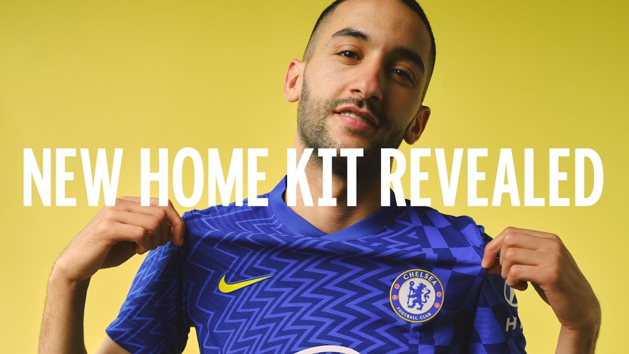 Introducing our new 2021/22 Nike Home Kit. Ft Mason Mount, Hakim Ziyech, Werner, Sam Kerr, Harder background