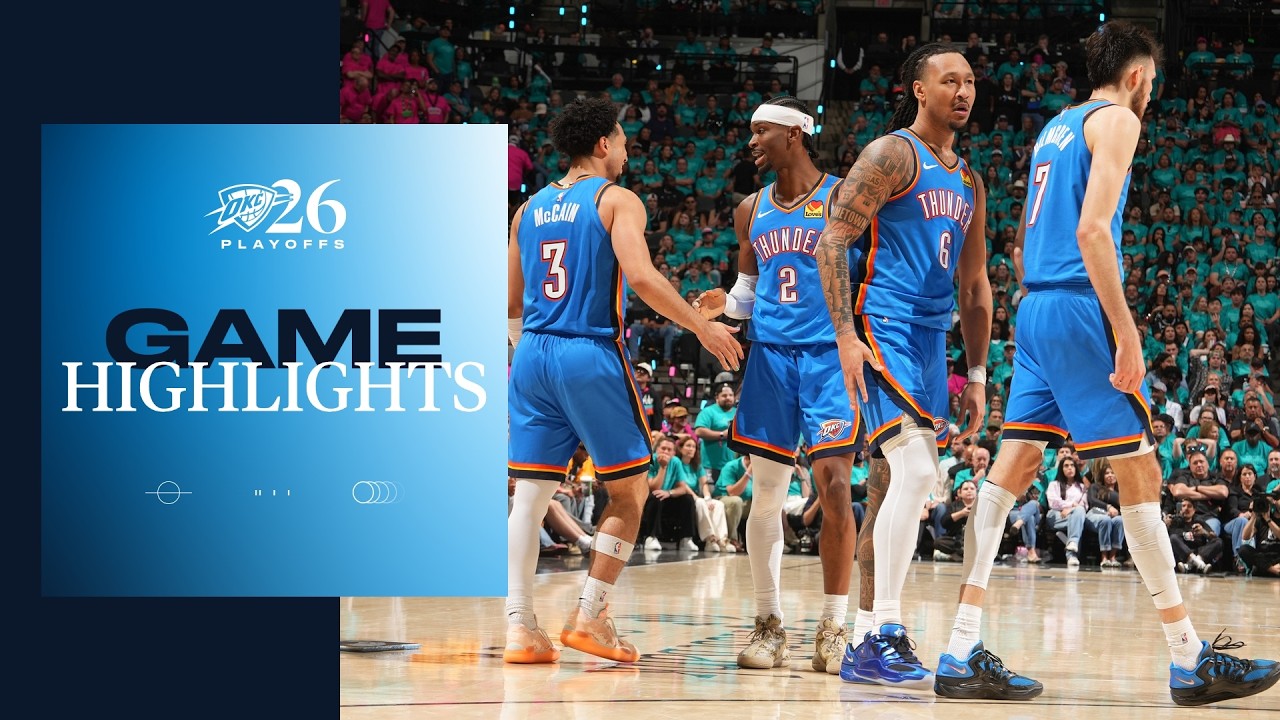 OKC Thunder at San Antonio Spurs | Playoffs | WCF Game 3 | Game Highlights | May 22, 2026
