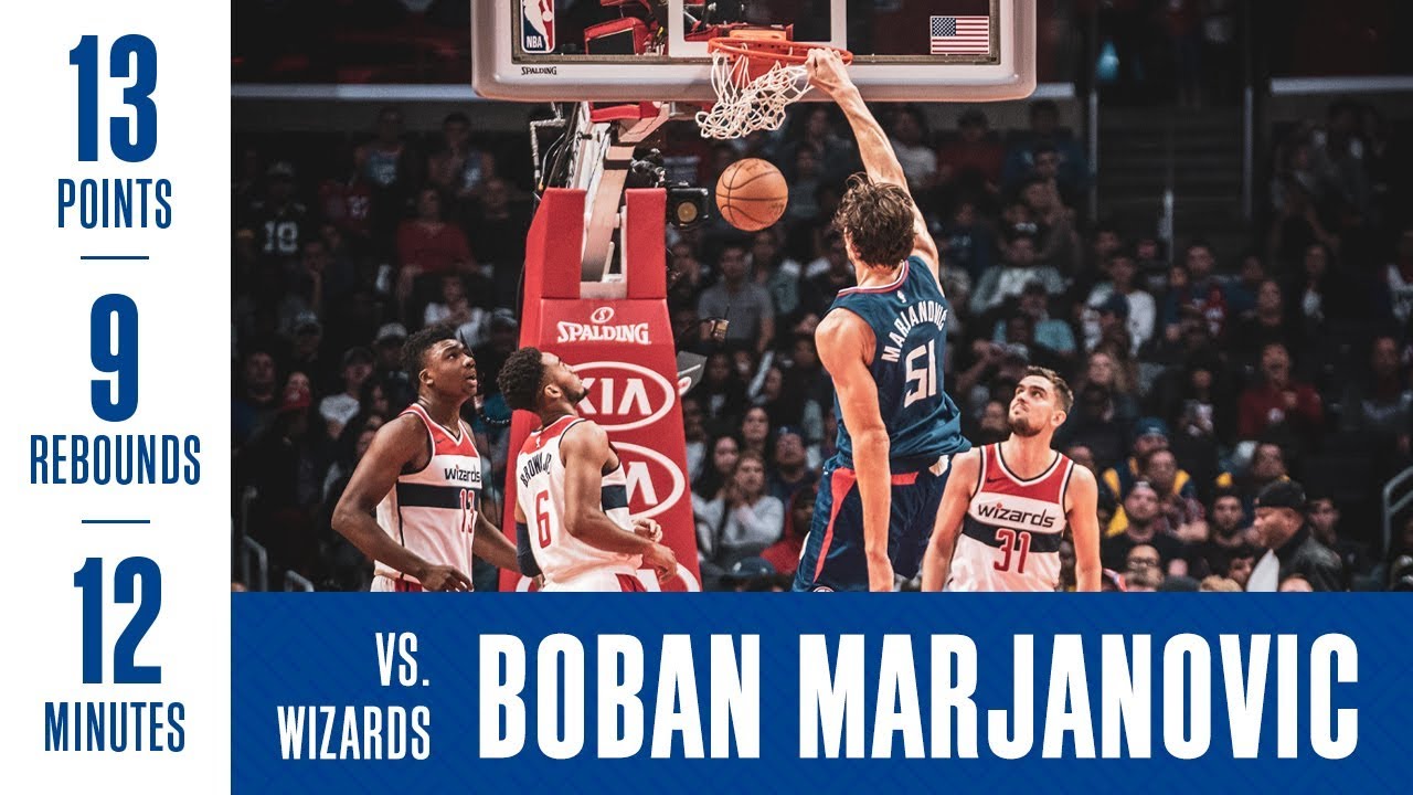 Boban Marjanovic Highlights vs. Wizards | 10/28 background